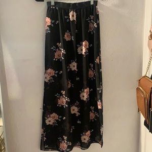 Floral Maxi Skirt